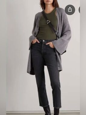 Citizens Of Humanity Jolene Straight-Leg Jeans in Black Wash